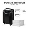 Fellowes® Powershred® LX200 100% Jam Proof Micro-Cut 12-Sheet Shredder, Black, 5015001 - Image 4