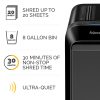Fellowes® LX 220 100% Jam Proof Micro-Cut 20-Sheet Shredder, Black, 5015401 - Image 6