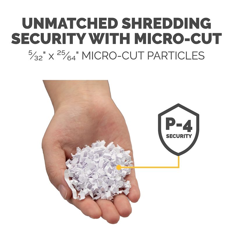 Fellowes® AutoMax™ 100M Auto Feed 100 Sheet Micro-Cut Shredder, Black - Image 3