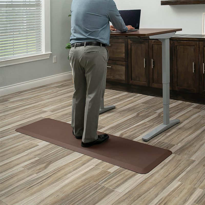 GelPro NewLife EcoPro Commercial Grade Anti-Fatigue Floor Mat, 72" x 20", Brown - Image 2