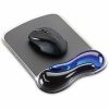 Kensington Duo Gel Mouse Pad Wrist Rest, Black/Blue - Image 4