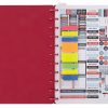 2024-2025 TUL® Discbound Monthly Teacher Planner, Letter Size, Red, July To June, ODUS2336-001 - Image 2