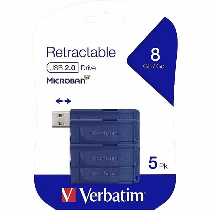 Verbatim 8GB USB Flash Drive, Pack of 5 - Image 3
