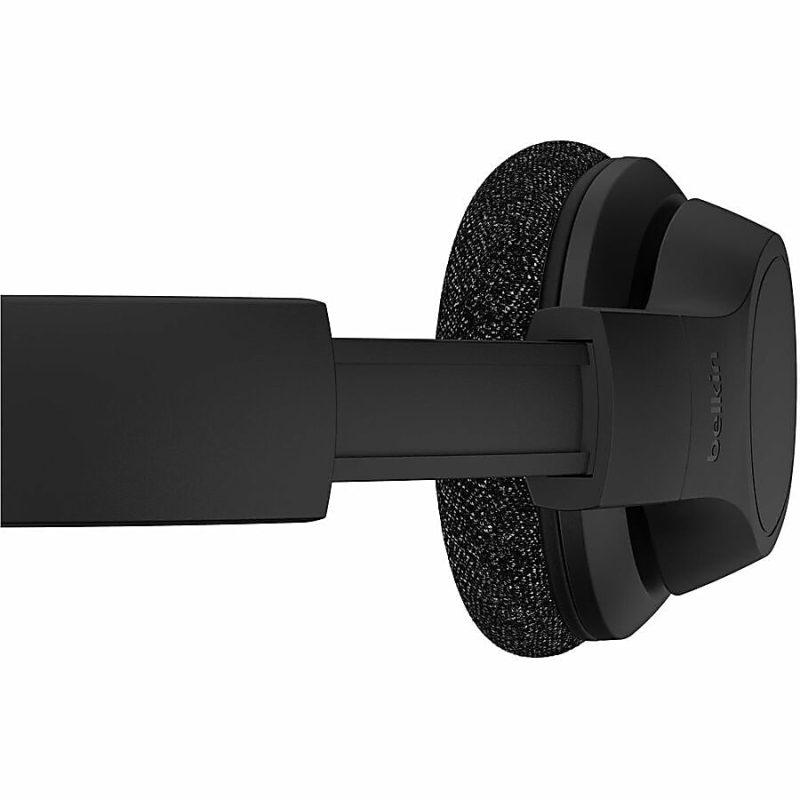 Belkin SoundForm Adapt Wireless Over-Ear Headset, Headphones for Work, Play, Gaming, & Travel with Built-in Boom Microphone - Compatible with iPhone, iPad, Galaxy, and More - Black - Image 6