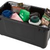 Iris Remington Heavy Duty Store-It-All Tote, 87 Qt, Black, Pack Of 4 Totes - Image 2