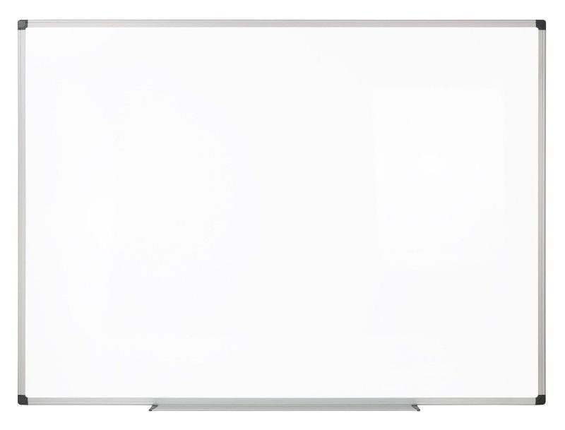 Realspace™ Magnetic Dry-Erase Whiteboard, 48" x 72", Silver Frame - White,36 in. X 48 in.