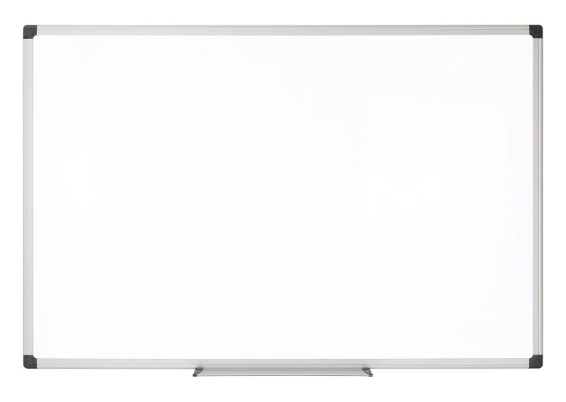 Realspace™ Magnetic Dry-Erase Whiteboard, 48" x 72", Silver Frame