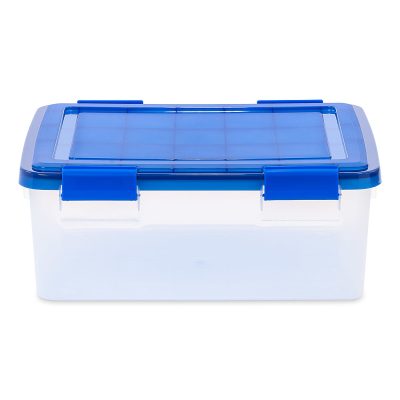 Iris® 30.6 Qt [7.65 GAL] Element Resistant Ultimate Clear Storage Box