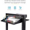 StarTech.com 2U Vented Server Rack Cabinet Shelf - Fixed 14" Deep Cantilever Rackmount Tray for 19" Data/AV/Network Enclosure w/Cage Nuts - Image 7