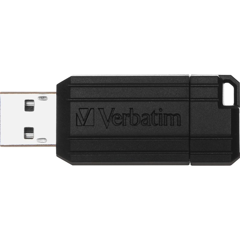 Verbatim® PinStripe USB Flash Drive, 32GB, Black, Pack Of 10 - Image 2