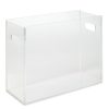 Realspace® Acrylic File Box With Hanging Folders, Letter Size, 12-1/2" x 5-1/4" x 10-1/4", Clear - Image 2