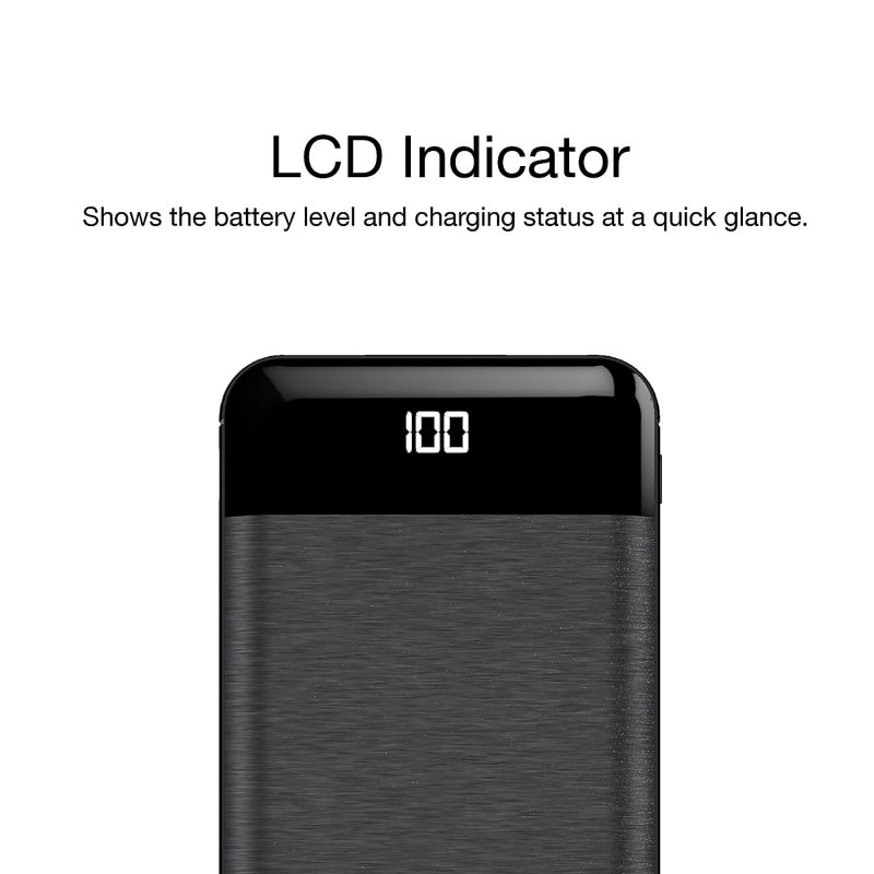 Energizer® 10000mAh Power Bank Charger, Black, UE10058 - Image 4