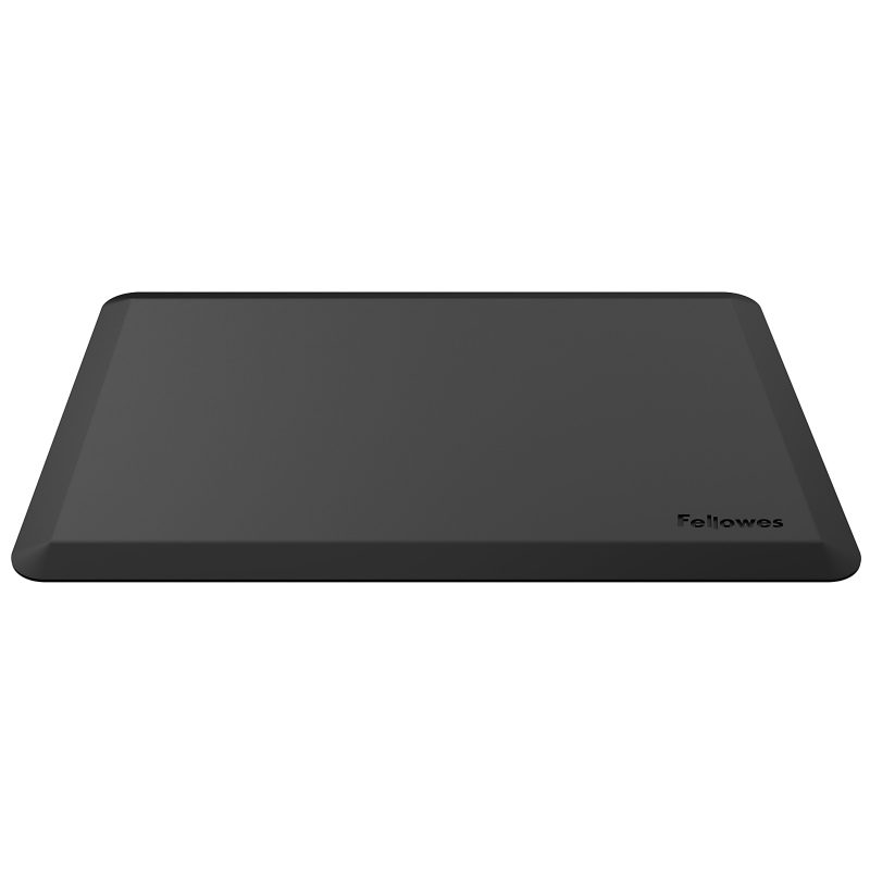 Fellowes® Anti-Fatigue Wellness Floor Mat, Rectangular, 36" x 24", Black