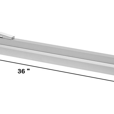 Alpine Aluminum AdirOffice 36” Hanging Clamps, 2-9/16” x 37-5/8”, Silver, Pack Of 6 Clamps