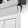 Alpine Aluminum AdirOffice 36” Hanging Clamps, 2-9/16” x 37-5/8”, Silver, Pack Of 6 Clamps - Image 4
