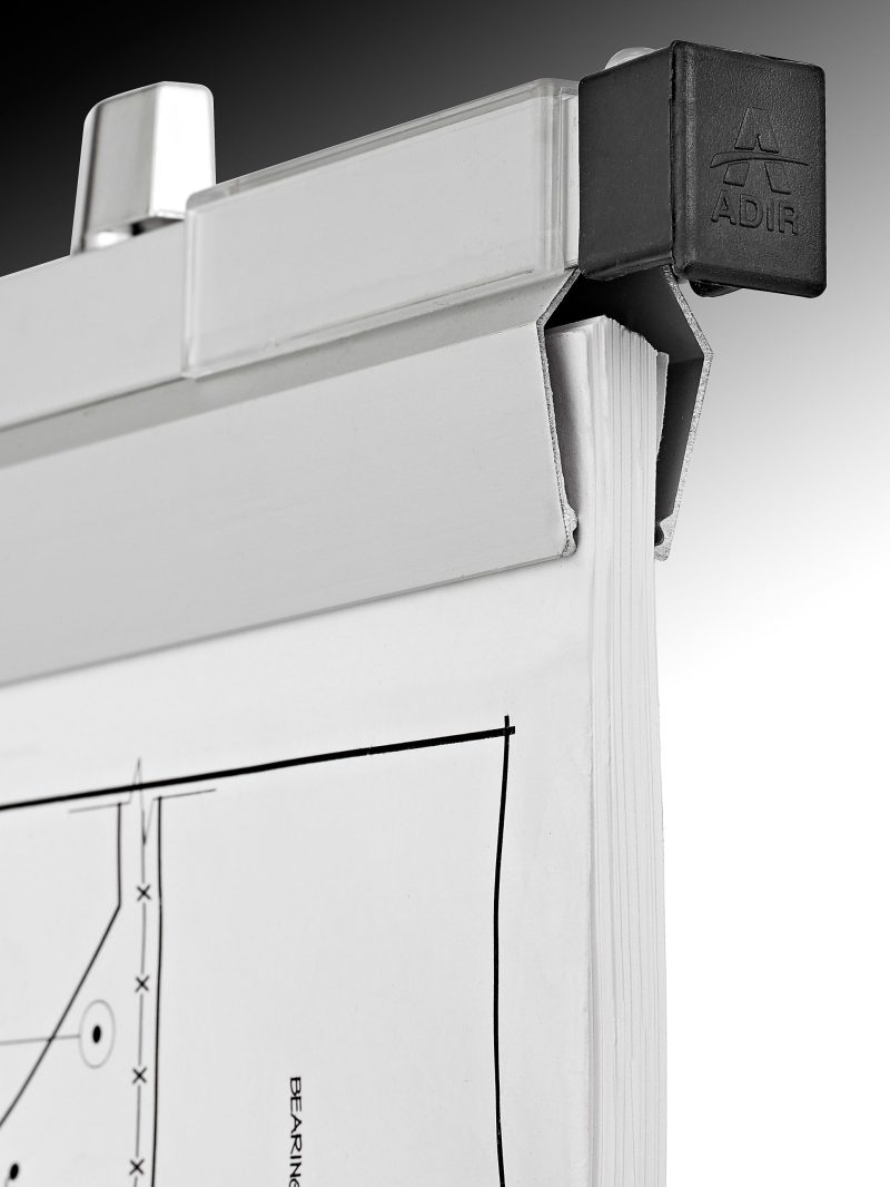 Alpine Aluminum AdirOffice 36” Hanging Clamps, 2-9/16” x 37-5/8”, Silver, Pack Of 6 Clamps - Image 4
