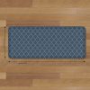 GelPro Designer Comfort Polyurethane Anti-Fatigue Floor Mat For Hard Flooring, 20" x 48", Trellis Blue - Image 3