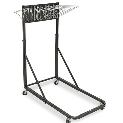 Alpine AdirOffice Blueprint Vertical File Rolling Stand, 46”H x 27”W x 28-1/2”D, Black