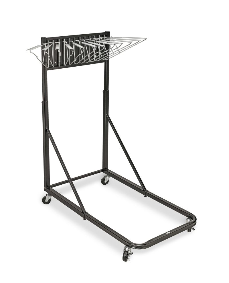 Alpine AdirOffice Blueprint Vertical File Rolling Stand, 46”H x 27”W x 28-1/2”D, Black