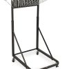 Alpine AdirOffice Blueprint Vertical File Rolling Stand, 46”H x 27”W x 28-1/2”D, Black - Image 3