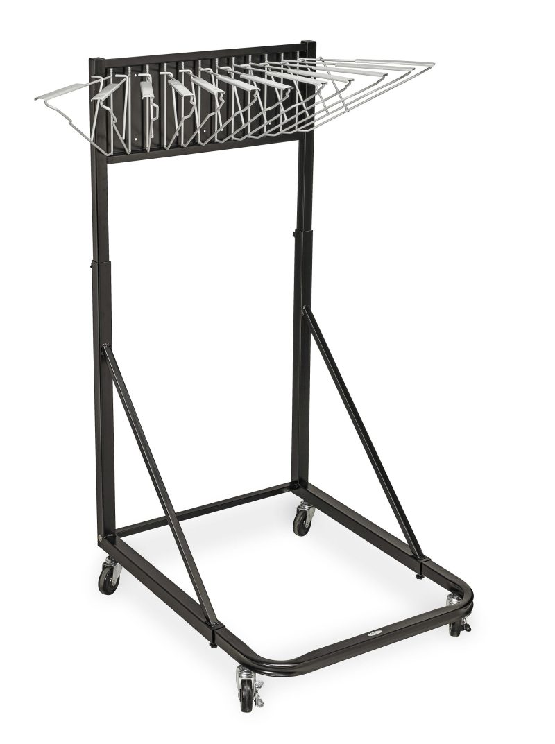 Alpine AdirOffice Blueprint Vertical File Rolling Stand, 46”H x 27”W x 28-1/2”D, Black - Image 3