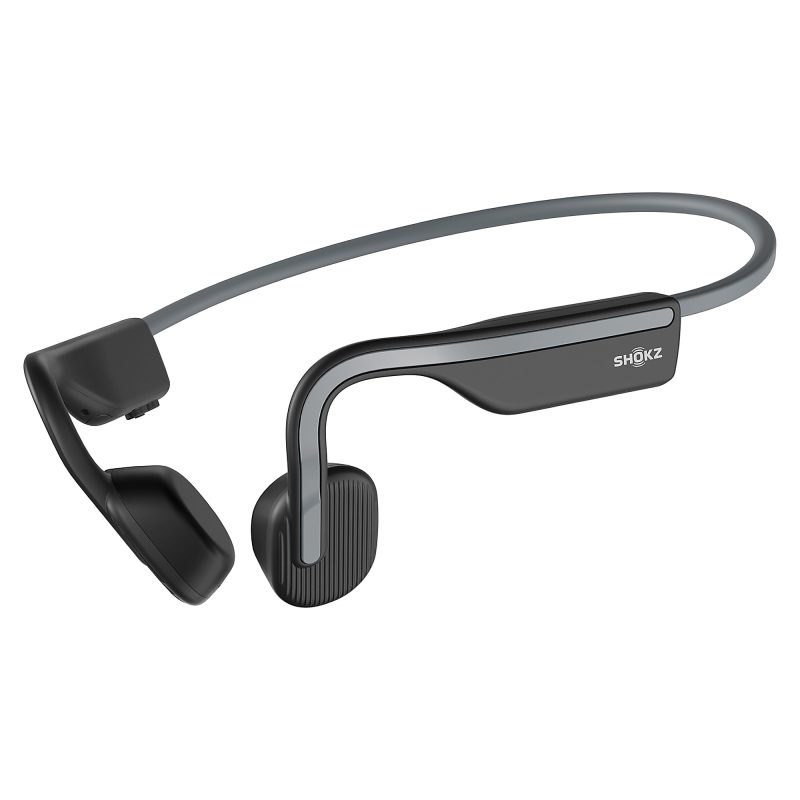 Shokz OpenMove Bone Conduction Open Ear Headphones, Gray