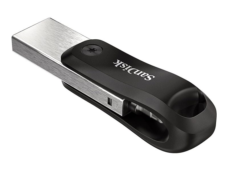 SanDisk® iXpand Mobile Storage Flash Drive, 128GB, Silver - Image 3
