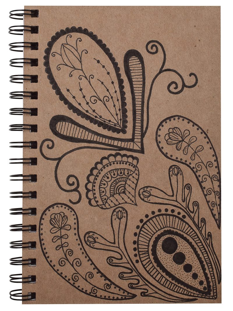 Pacon® UCreate Create Your Own Cover Sketch Diaries, 9" x 6", Natural, 50 Sheets, Pack Of 6 Diaries - Image 4