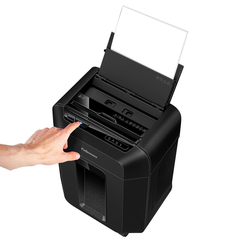 Fellowes® AutoMax 100MA 100-Sheet Auto Feed Micro-Cut Shredder, Black, 4704001 - Image 4