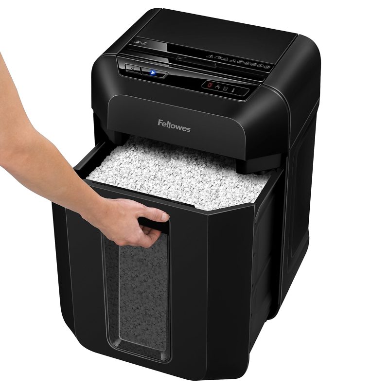 Fellowes® AutoMax 100MA 100-Sheet Auto Feed Micro-Cut Shredder, Black, 4704001 - Image 5