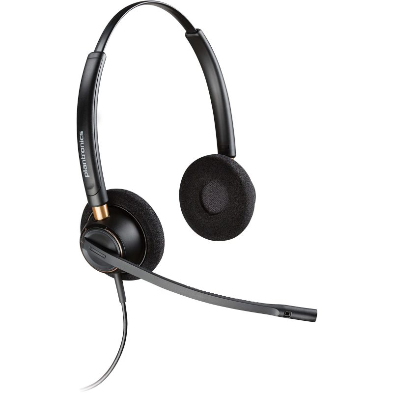 Plantronics® EncorePro Binaural Over-The-Head Headset, HW520, Black, 89434-01 - Image 2
