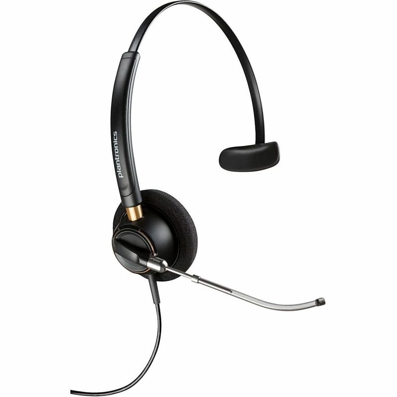 Plantronics® EncorePro Monaural Over-The-Head Headset, HW510V, Black, 89435-01 - Image 2