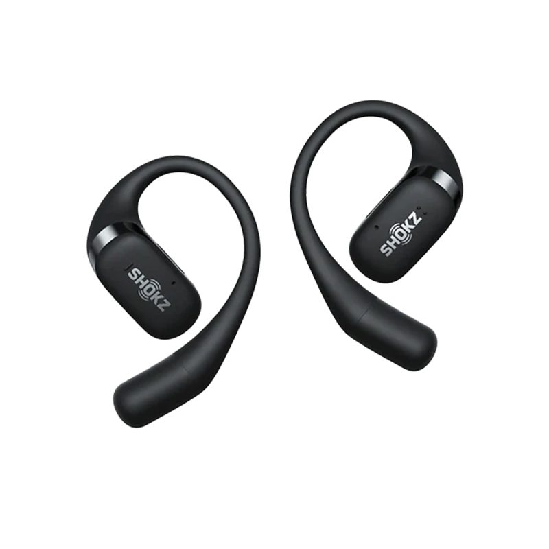 Shokz OpenFit Open-Ear Hook True Wireless Bluetooth Earbuds With Charging Case & Cable, Black, T910-ST-BK-US - Image 2