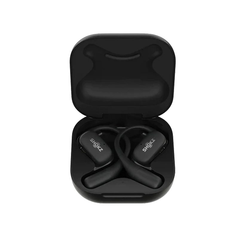 Shokz OpenFit Open-Ear Hook True Wireless Bluetooth Earbuds With Charging Case & Cable, Black, T910-ST-BK-US - Image 4