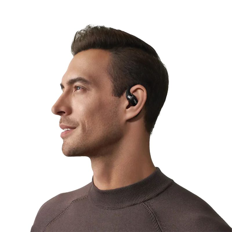 Shokz OpenFit Open-Ear Hook True Wireless Bluetooth Earbuds With Charging Case & Cable, Black, T910-ST-BK-US - Image 5