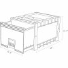 Storex Heavy-Duty Archive Drawer, 50% Recycled, Black/Gray - Image 5
