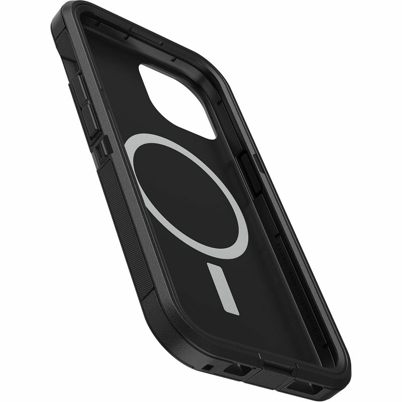 OtterBox iPhone 15, iPhone 14 & iPhone 13 Defender Series XT Case With Magsafe - For Apple iPhone 15, iPhone 14, iPhone 13 Smartphone - Black - Drop Resistant, Scrape Resistant, Dirt Resistant, Bump Resistant, Dust Resistant, Shock Absorbing - Image 3