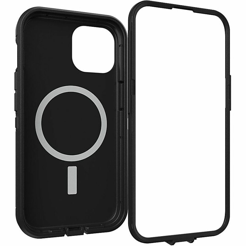 OtterBox iPhone 15, iPhone 14 & iPhone 13 Defender Series XT Case With Magsafe - For Apple iPhone 15, iPhone 14, iPhone 13 Smartphone - Black - Drop Resistant, Scrape Resistant, Dirt Resistant, Bump Resistant, Dust Resistant, Shock Absorbing - Image 4
