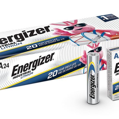 Energizer Industrial Lithium AAA Batteries, Pack Of 24 Batteries, L92