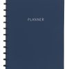TUL® Discbound Monthly Planner Starter Set, Undated, Letter Size, Soft-Touch Cover, Navy