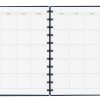 TUL® Discbound Monthly Planner Starter Set, Undated, Letter Size, Soft-Touch Cover, Navy - Image 3