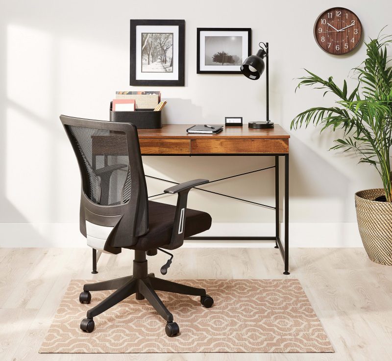 Realspace® 44"W Valdi Computer Desk, Brown - Image 7