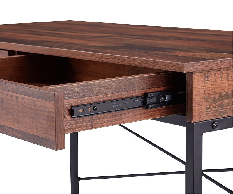 Realspace® 44"W Valdi Computer Desk, Brown - Image 9
