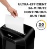 Fellowes® LX85 Cross Cut 12-Sheet Home Office Paper Shredder with SafeSense, Black - Image 7