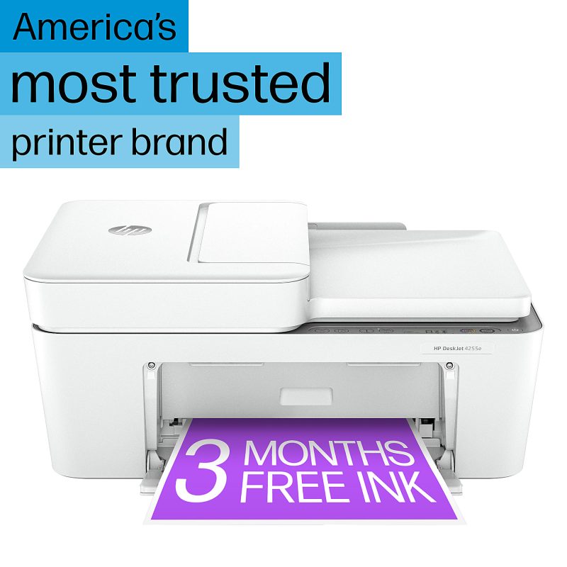 HP DeskJet 4255e Wireless All-in-One Color Printer with 3 months free Instant Ink with HP+ - Image 3