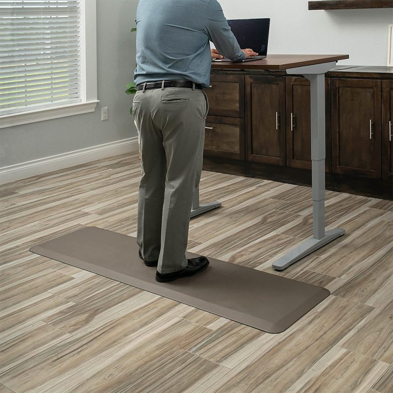 GelPro NewLife EcoPro Commercial Grade Anti-Fatigue Floor Mat, 72" x 20", Taupe - Image 3