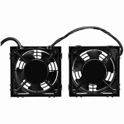 Tripp Lite SmartRack Wall-Mount Roof Fan Kit Dual 230V High-Performance Fans 210 CFM 3 ft. (0.91 m) Cord C14 Input - 210 CFM - 50 dB Noise