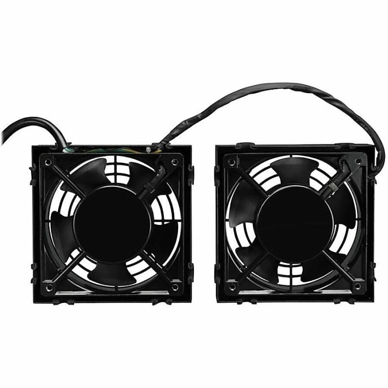 Tripp Lite SmartRack Wall-Mount Roof Fan Kit Dual 230V High-Performance Fans 210 CFM 3 ft. (0.91 m) Cord C14 Input - 210 CFM - 50 dB Noise