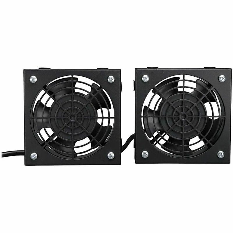 Tripp Lite SmartRack Wall-Mount Roof Fan Kit Dual 230V High-Performance Fans 210 CFM 3 ft. (0.91 m) Cord C14 Input - 210 CFM - 50 dB Noise - Image 2