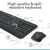 Logitech® MK540 Advanced Wireless Keyboard and Mouse Combo, Black - Image 4